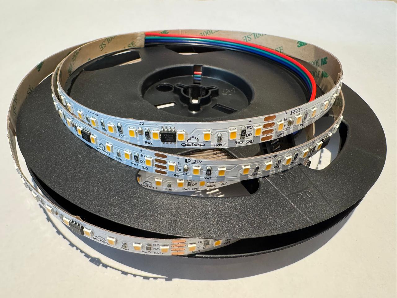 Светодиодная лента Gstep 80 2835 120LED SPI WS2818 4000K 12W 800Lm 24V 20IP