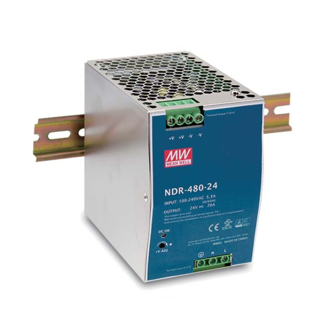 Блок питания Mean Well NDR-480-24