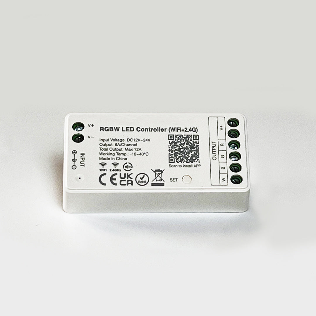 Контроллер RGBW (Wi-Fi+2.4G) 12-24V 4x6A