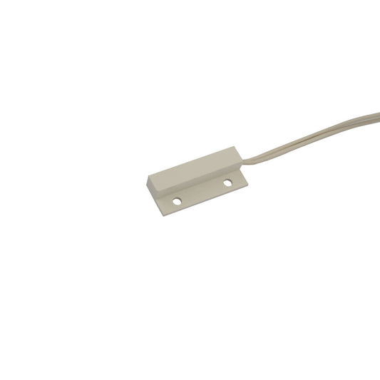 Магнитно-контактный датчик: белый накладной геркон для управления от открывания двери